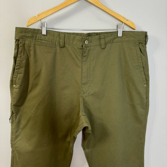 Duluth Men's DuluthFlex Ballroom Khaki Cargo Pants Sz.42x32 Green Workwear - Picture 5 of 13